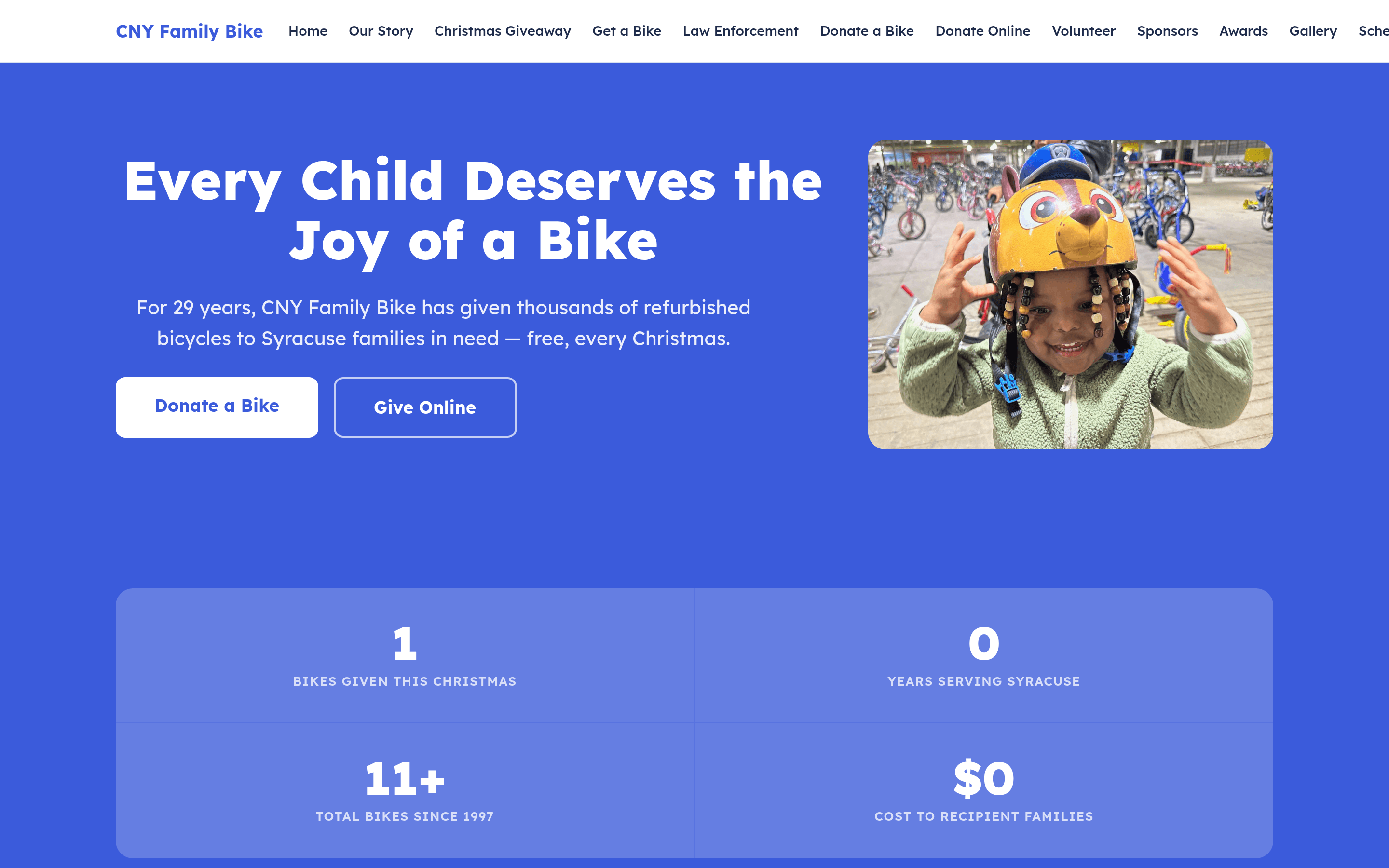 CNY Family Bike | Syracuse Christmas Bike Giveaway